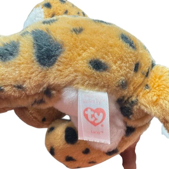 Ty Beanie Boo Larry the Lynx Medium 13" Tall Retired Plush Cat Stuffed Animal - Picture 5 of 6